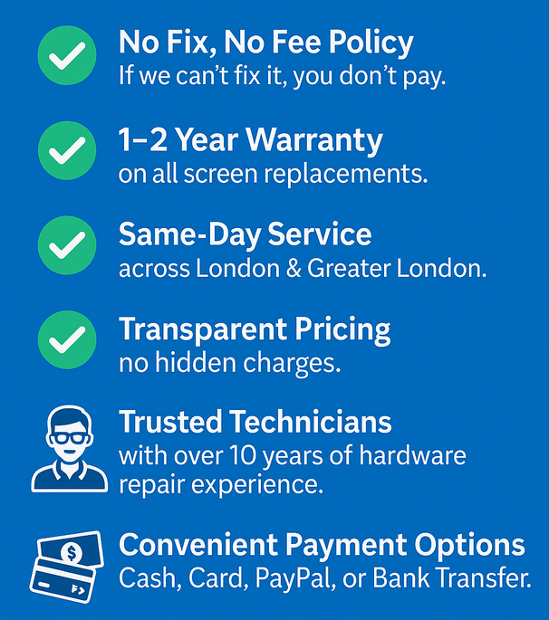 laptop screen replacement london